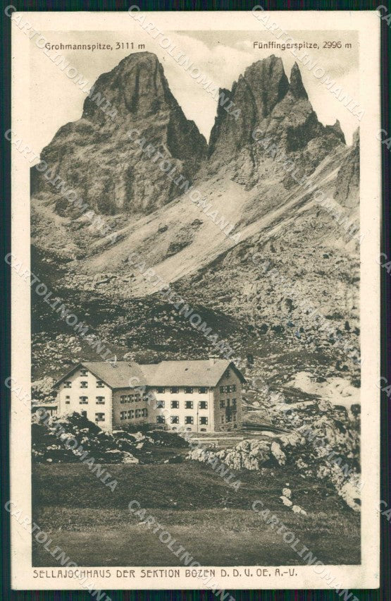 Bolzano Val Gardena Passo Sella cartolina RB6456 – fronte