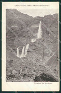 Bergamo Bondione Saluto da Cascate del Serio cartolina RB6471 – fronte