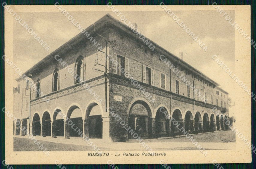 Parma Busseto Ex Palazzo Podestarile cartolina RB6473 – fronte