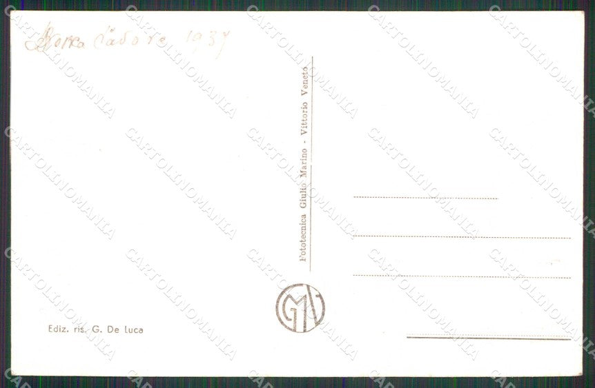 Belluno Borca di Cadore Antelao Dolomiti cartolina RB6478 – retro