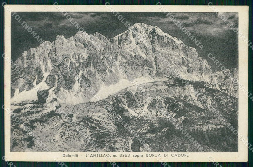 Belluno Borca di Cadore Antelao Dolomiti cartolina RB6481 – fronte