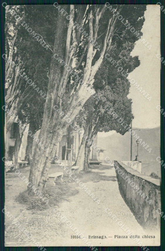 Svizzera Canton Ticino Brissago Piazza della Chiesa cartolina RB6493 – fronte