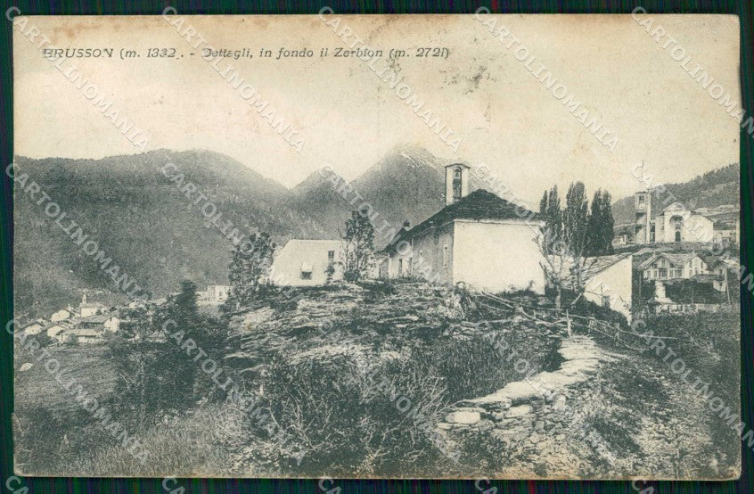 Aosta Brusson Dettagli cartolina RB6496 – fronte