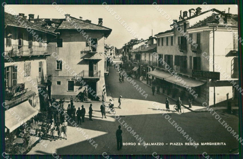 Cuneo Borgo San Dalmazzo Piazza Regina Margherita Foto cartolina RB6498 – fronte