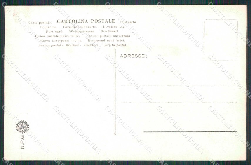 Napoli Città Eruzione Vesuvio Lava Bosco Trecase NPG Foto cartolina RB6499 – retro