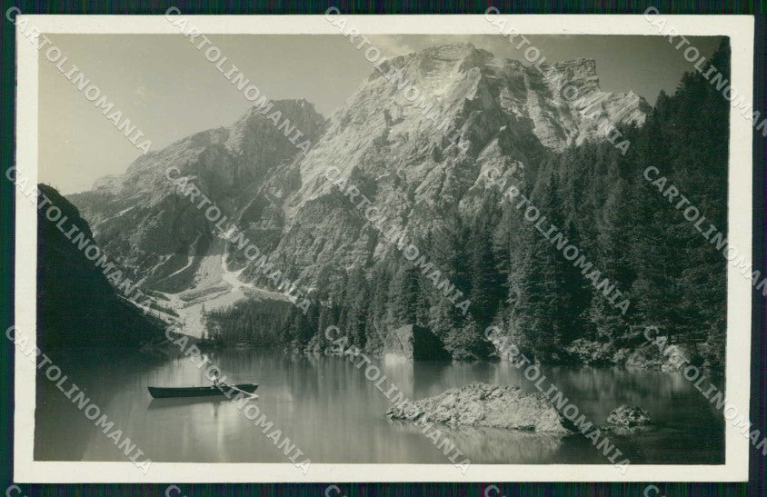 Bolzano Braies Motivo del Lago Gruppo Dolomiti Foto cartolina RB6505 – fronte