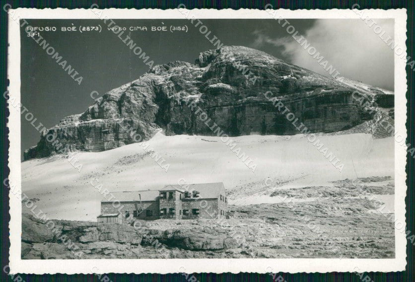Trento Canazei Strada di Pordoi Rifugio Boè Foto cartolina RB6514 – fronte