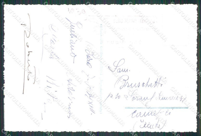 Trento Canazei Strada di Pordoi Rifugio Boè Foto cartolina RB6514 – retro