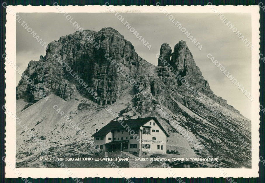 Bolzano Sesto Rifugio Antonio Locatelli FG Foto cartolina RB6521 – fronte