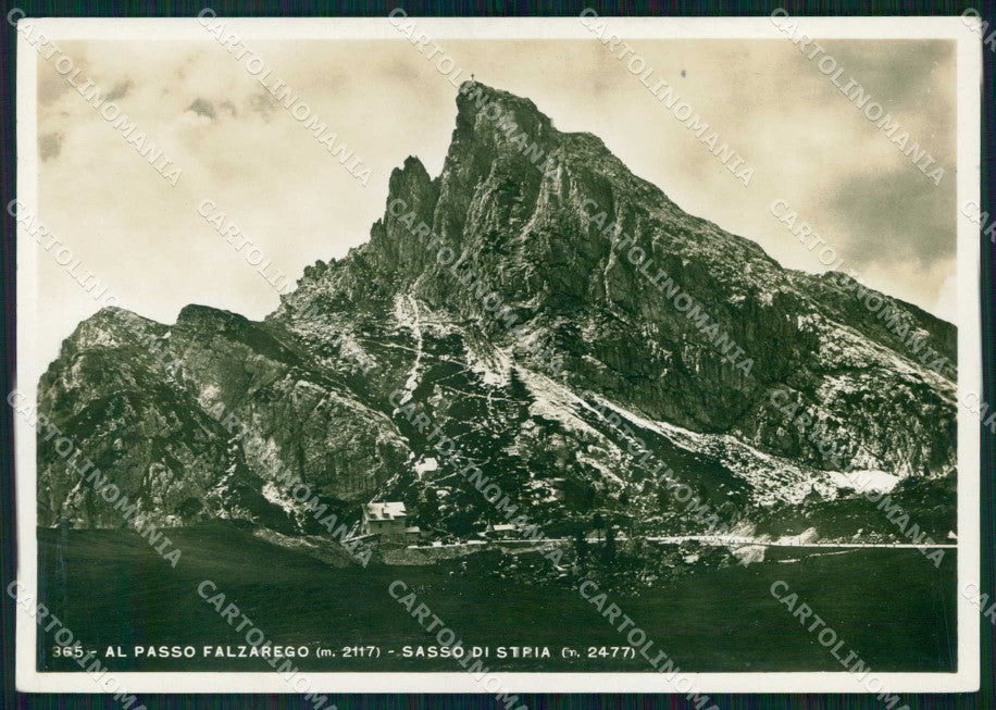 Belluno Borca di Cadore Passo Falzarego Sasso di Stria FG Foto cartolina RB6527 – fronte