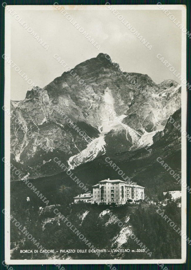 Belluno Borca di Cadore Palazzo delle Dolomiti Antelao FG Foto cartolina RB6529 – fronte