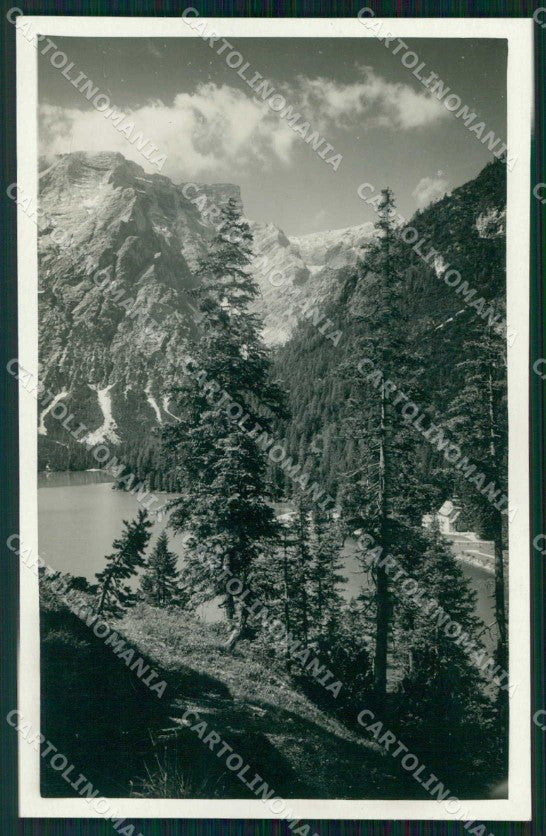Bolzano Braies Motivo del Lago Sasso la Porta Foto cartolina RB6531 – fronte