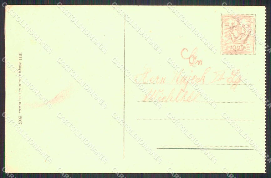 Belluno Cortina d'Ampezzo Monte Tofana cartolina RB6539 – retro