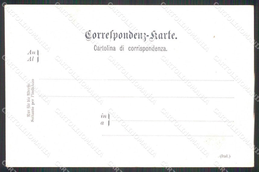 Belluno Cortina d'Ampezzo Hotel Tre Croci cartolina RB6543 – retro
