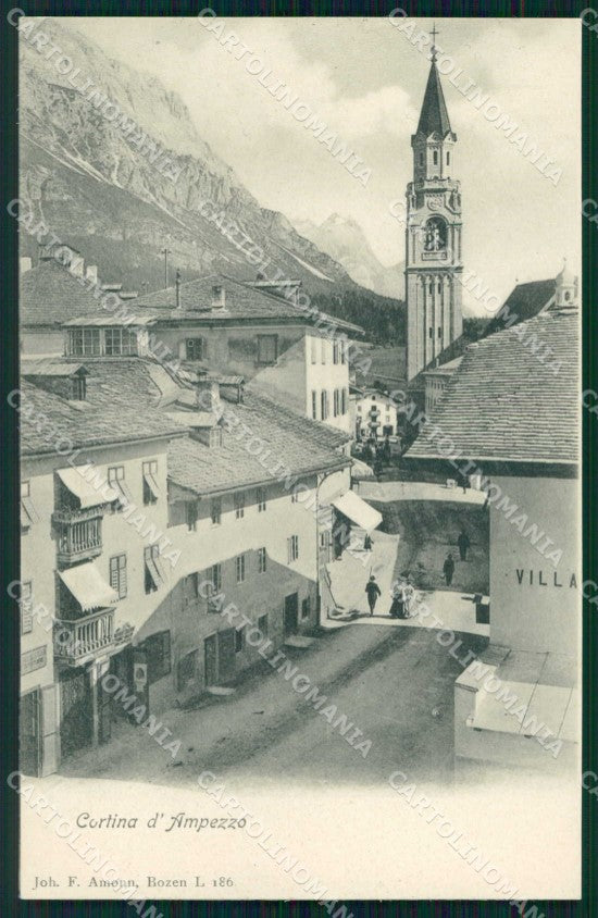 Belluno Cortina d'Ampezzo cartolina RB6547 – fronte