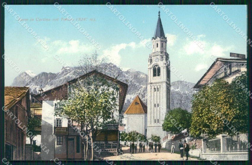 Belluno Cortina d'Ampezzo Tofana cartolina RB6557 – fronte