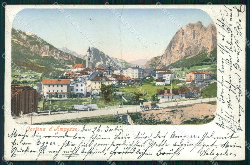 Belluno Cortina d'Ampezzo cartolina RB6568 – fronte