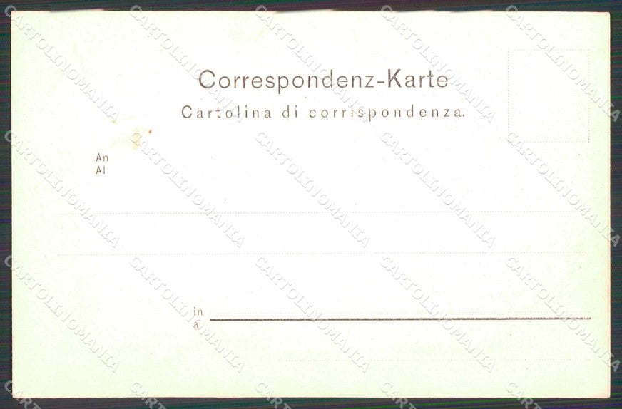 Belluno Cortina d'Ampezzo Hotel Tre Croci cartolina RB6570 – retro