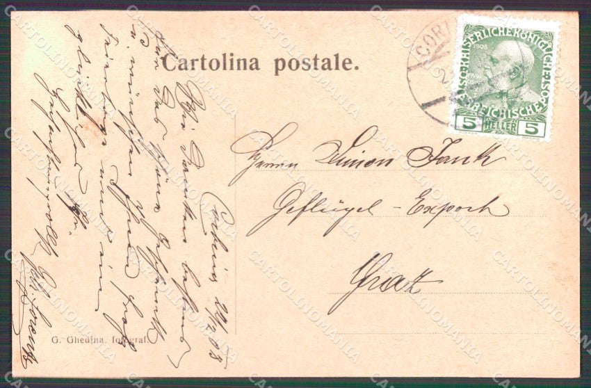 Belluno Cortina d'Ampezzo Campanile cartolina RB6572 – retro