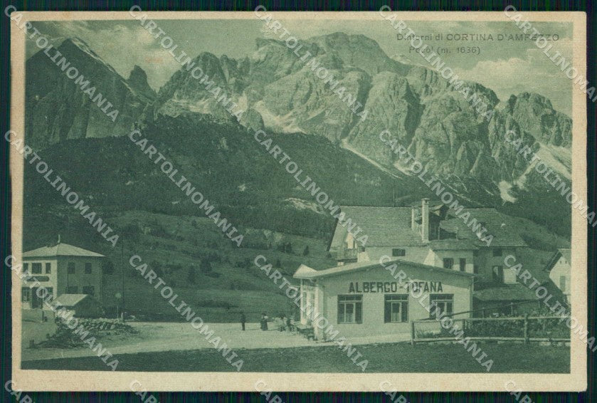 Belluno Cortina d'Ampezzo Pocol cartolina RB6574 – fronte