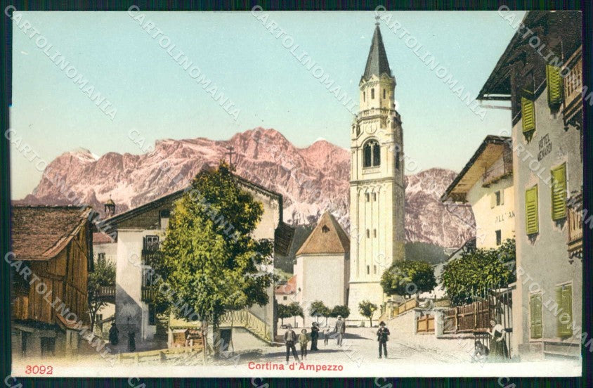 Belluno Cortina d'Ampezzo cartolina RB6579 – fronte