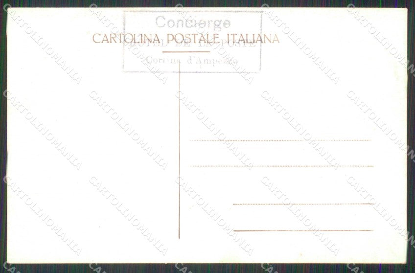 Belluno Cortina d'Ampezzo Cimitero Foto cartolina RB6584 – retro