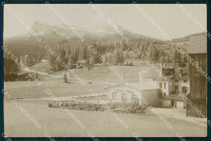 Belluno Cortina d'Ampezzo Albergo Tofana Foto Terschak cartolina RB6590 – fronte