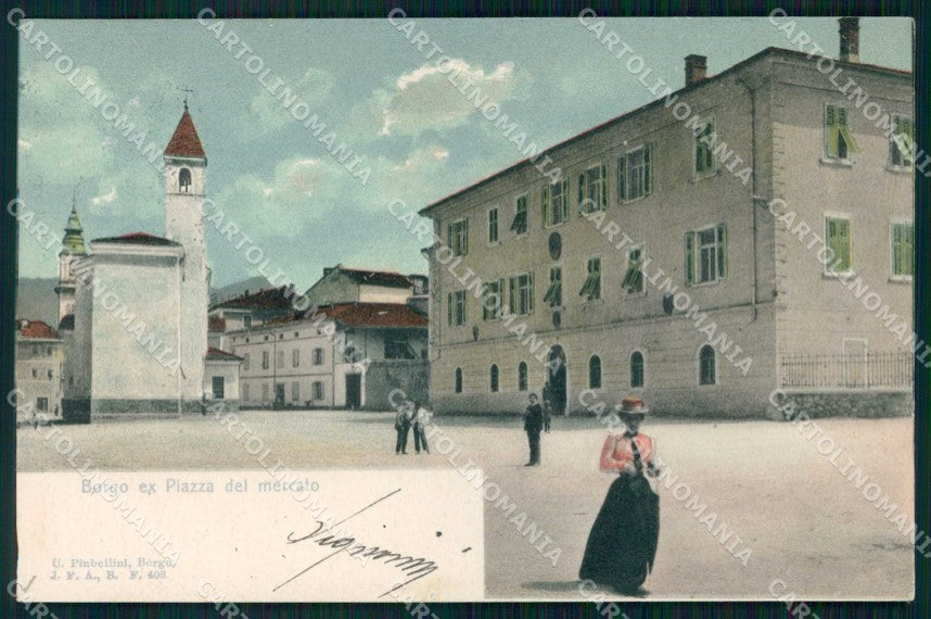 Como Città Borgo Ex Piazza Mercato cartolina RB6617 – fronte
