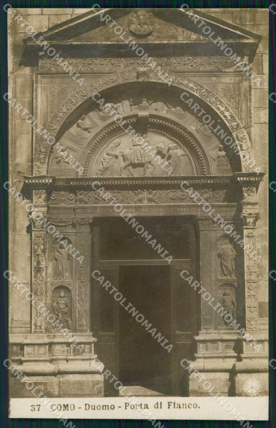 Como Città Duomo Porta Di Fianco NPG Foto cartolina RB6623 – fronte