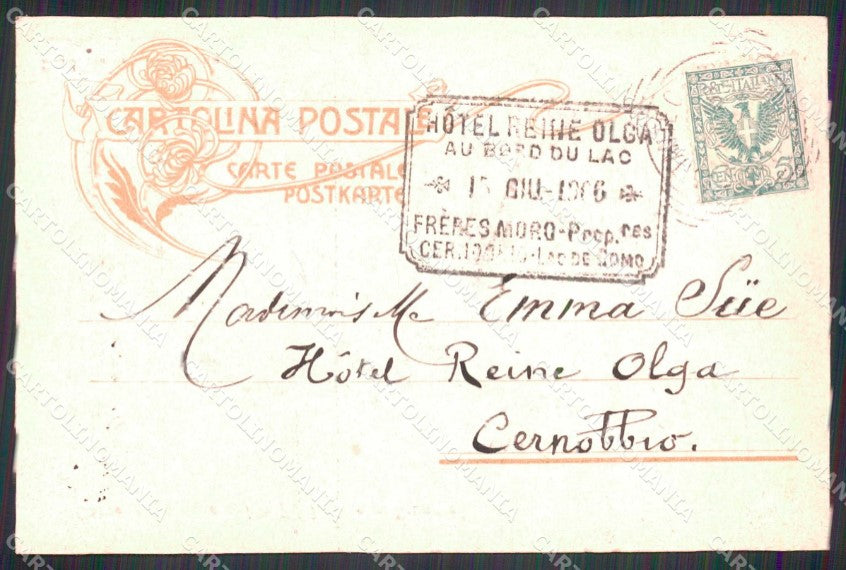 Como Città Borgo Funicolare Brunate Fotocromo 2218 Battello cartolina RB6630 – retro
