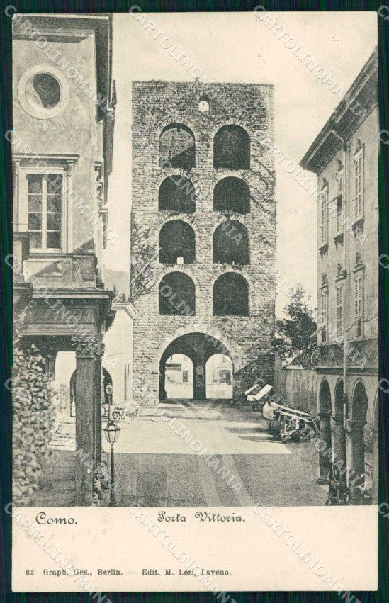 Como Città Porta Vittoria cartolina RB6636 – fronte