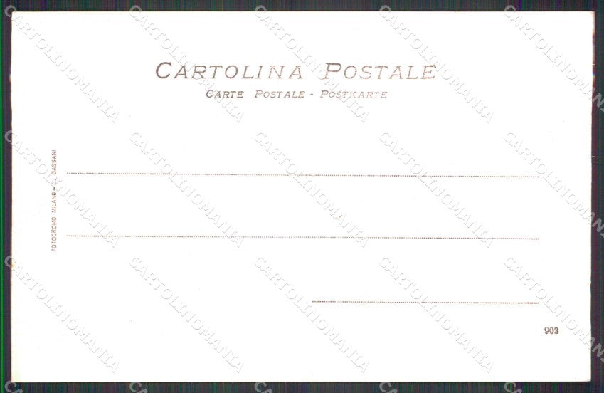 Como Città Palazzo Broletto Fotocromo 2150 cartolina RB6640 – retro