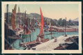 Rimini Cattolica Porto Canale Barche cartolina RB6646 – fronte