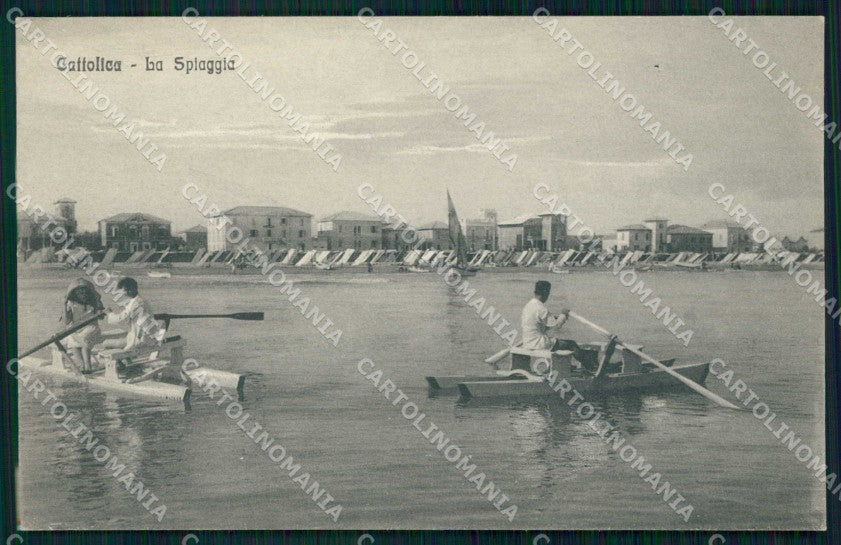 Rimini Cattolica Spiaggia cartolina RB6652 – fronte