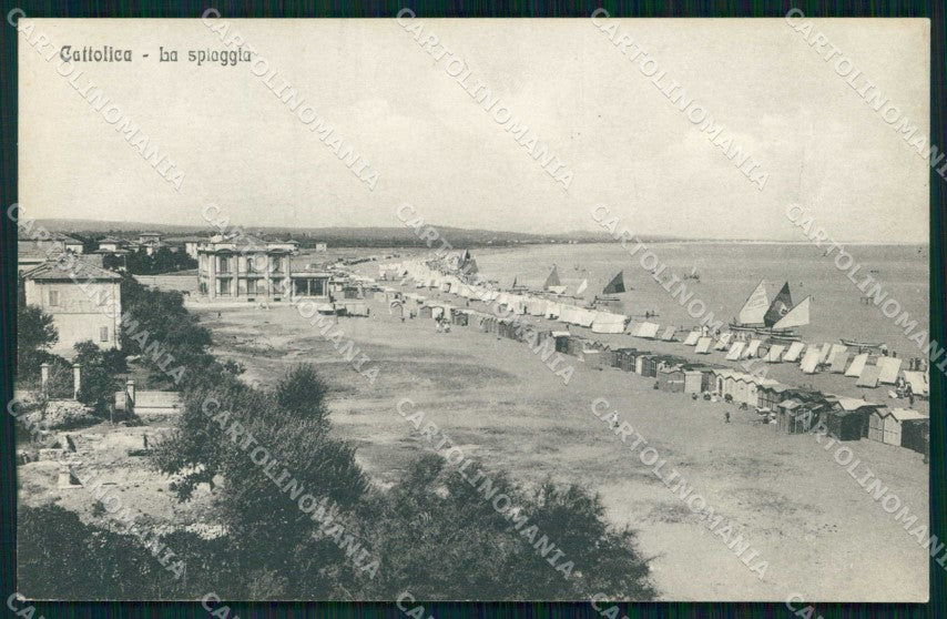 Rimini Cattolica Spiaggia cartolina RB6663 – fronte