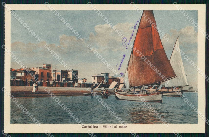 Rimini Cattolica Villini Al Mare cartolina RB6672 – fronte