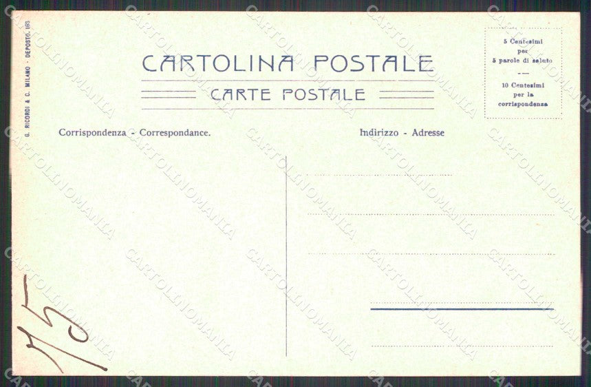 Palermo Cefalù Wieland cartolina RB6679 – retro