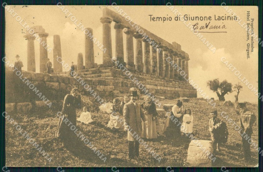 Agrigento Città Tempio Di Giunone Lacinia cartolina RB6684 – fronte