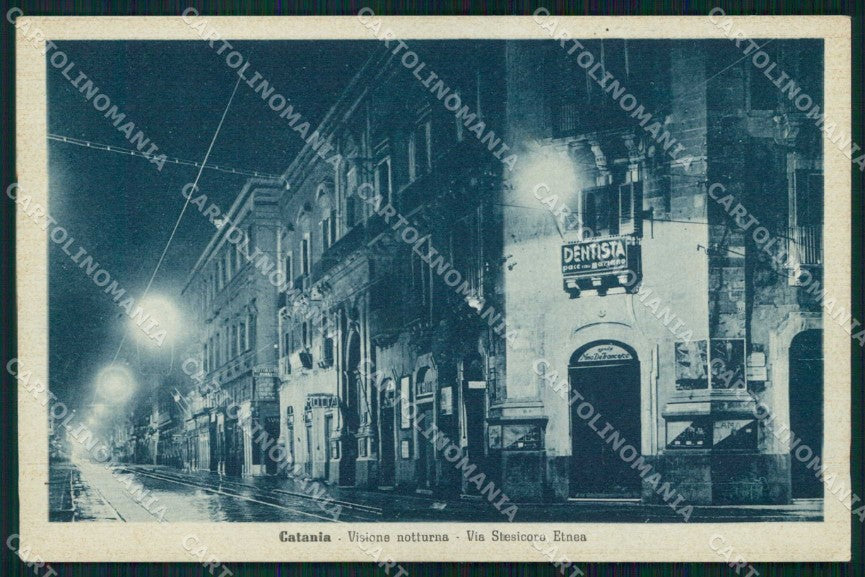 Catania Città Via Stesicoro Etnea Dentista cartolina RB6687 – fronte