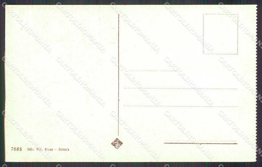 Catania Città Viale Regina Margherita cartolina RB6688 – retro