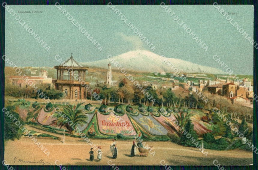 Catania Città Giardino Bellini Stengel 19761 cartolina RB6693 – fronte