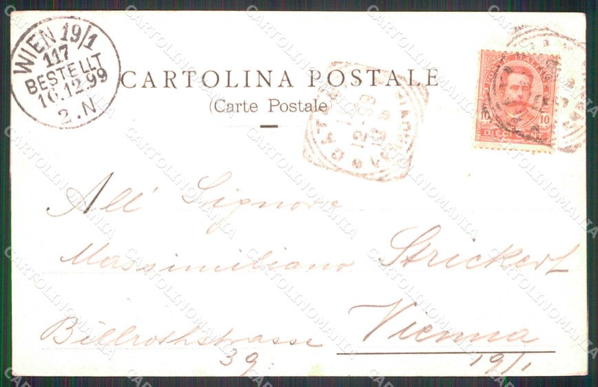 Catania Città Marina 1899 Kunzli 2397 cartolina RB6708 – retro