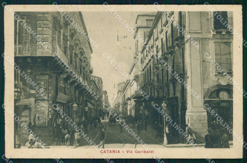 Catania Città Via Garibaldi cartolina RB6709 – fronte