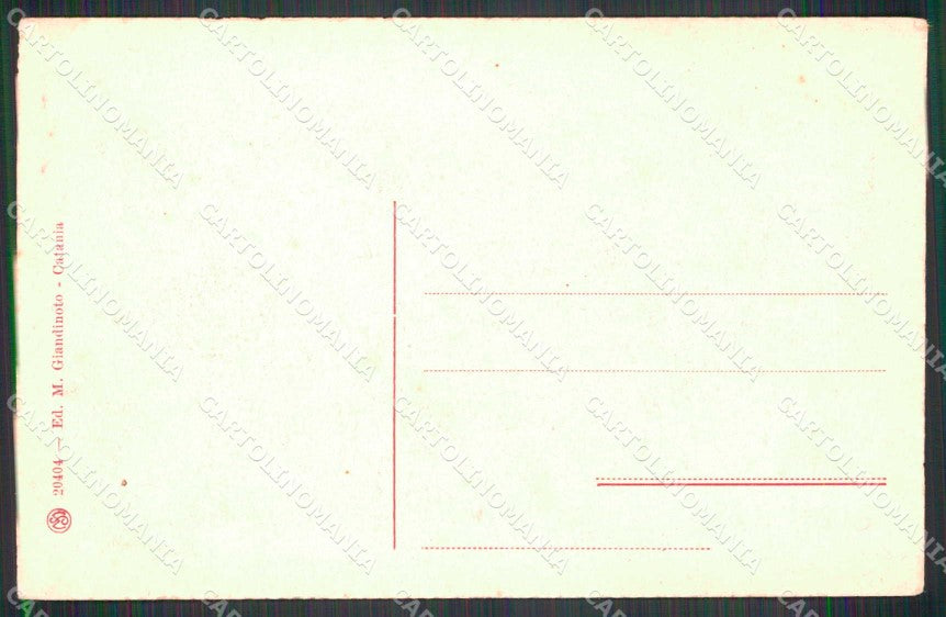 Catania Città Via Garibaldi cartolina RB6709 – retro