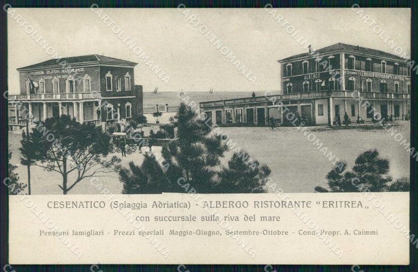 Forlì Cesenatico Albergo Ristorante Eritrea cartolina RB6719 – fronte