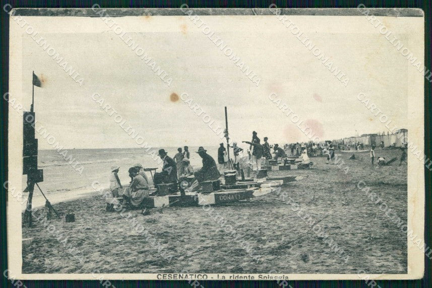 Forlì Cesenatico Spiaggia MACCHIE cartolina RB6723 – fronte
