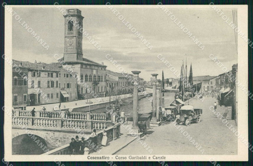 Forlì Cesenatico Corso Garibaldi Canale cartolina RB6729 – fronte