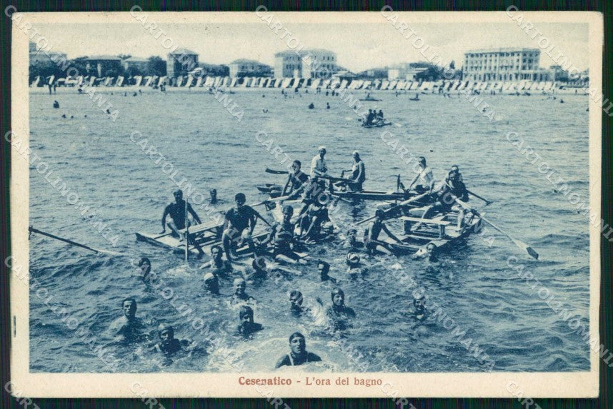 Forlì Cesenatico Bagnanti cartolina RB6735 – fronte