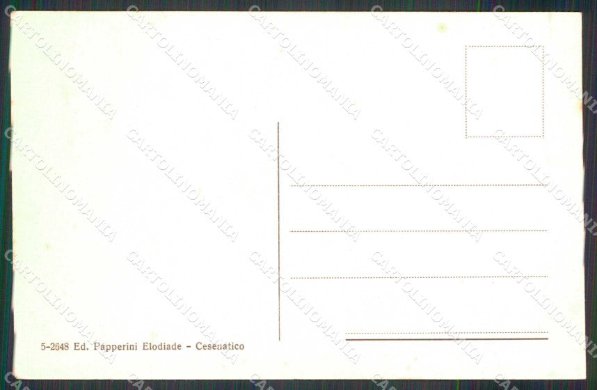 Forlì Cesenatico Porto Canale Barche cartolina RB6739 – retro