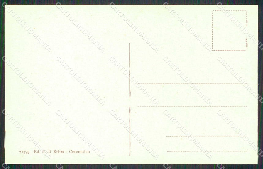 Forlì Cesenatico Porto Canale Barche cartolina RB6740 – retro